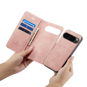 Pixel 9 Pro XL - Pale Pink - 2 in 1 Book Case