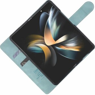 Samsung Z Fold 4 Aqua Blue - Book Case