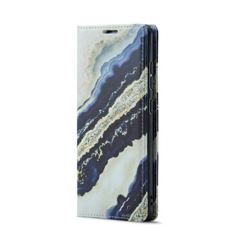 Samsung A53 Blue Paraiba - Marmer Book Case