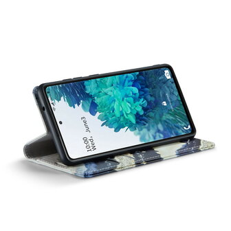 Samsung A53 Blue Paraiba - Marmer Book Case