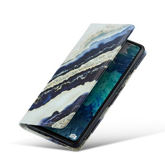 Samsung A53 Blue Paraiba - Marmer Book Case