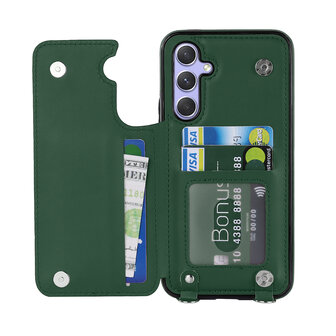 Samsung S23 FE - Groen - Back Cover met Koord