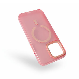 iPhone 15 Pro Max Roze - Extra Stevig TPU Back Cover - Geschikt voor Magsafe