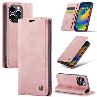 iPhone 15 Pro Max Pale Pink - Book Case