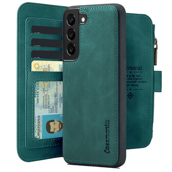 Samsung A35 - Emerald Green - 2 in 1 Book Case met Rits