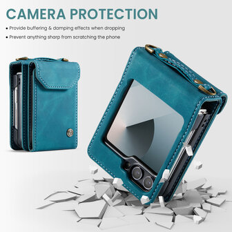 Samsung Flip 6 - Emerald Green - Book Case met Koord