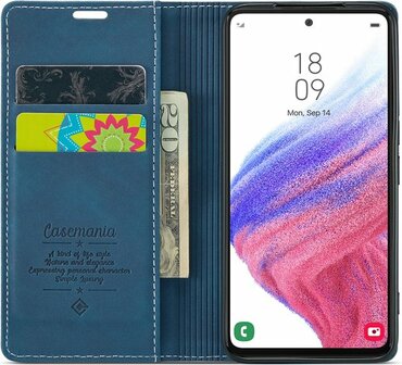 Oppo Reno 8 Lite Navy Blue - Book Case