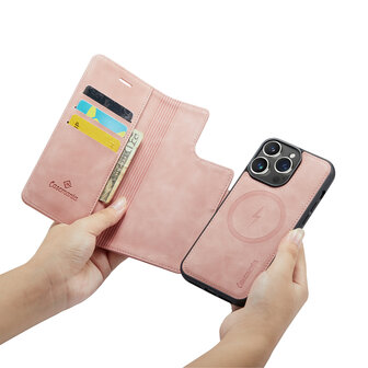 iPhone 15 Pro Max Pale Pink - 2 in 1 MagSafe Book Case