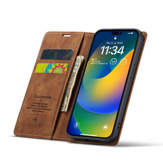 iPhone 15 Pro Sienna Brown - Book Case