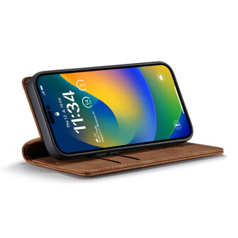 iPhone 15 Pro Sienna Brown - Book Case