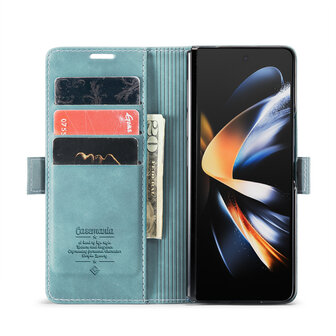 Samsung Z Fold 5 Aqua Blue - Book Case