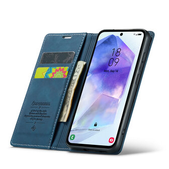 Oppo Reno 12 - Reno 12 Pro - Navy Blue - Book Case