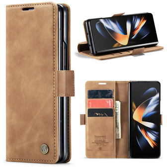 Samsung Z Fold 6 - Sienna Brown - Book Case