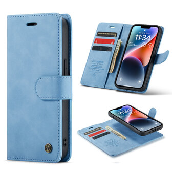 iPhone 12 &amp;amp; 12 Pro Sky Blue - 2 in 1 Book Case