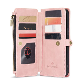 iPhone 15 Pro Max Pale Pink - MagSafe Book Case met Rits