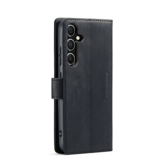 Samsung S24 Plus Charcoal Gray - Leather Book Case