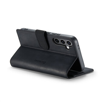 Samsung S24 Plus Charcoal Gray - Leather Book Case