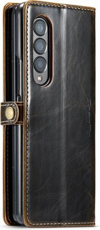 Samsung Z Fold 3 Cognac Brown - Book Case