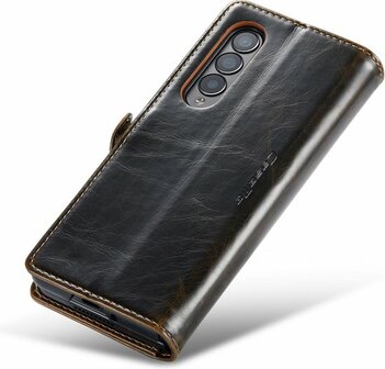 Samsung Z Fold 3 Cognac Brown - Book Case