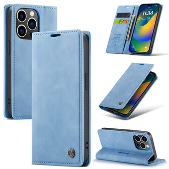 iPhone 15 Pro Sky Blue - Book Case