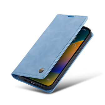 iPhone 15 Pro Sky Blue - Book Case