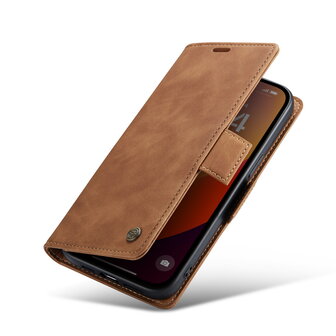 iPhone 15 Pro Max Sienna Brown - MagSafe Book Case