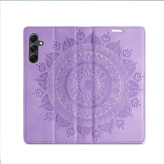 Samsung S24 Plus Bright Lila - Mandala Book Case