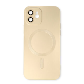 iPhone 12 Goud - MagSafe Matte TPU