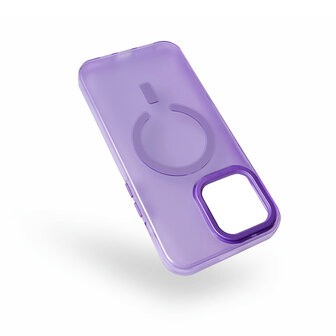 iPhone 15 Pro Max Paars - Extra Stevig TPU Back Cover - Geschikt voor Magsafe