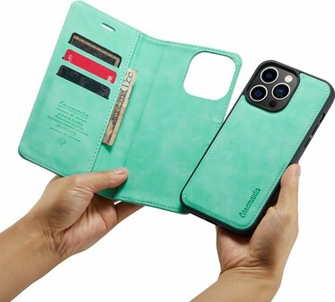 iPhone 14 Pro Max Tropical Mint - 2 in 1 Book Case