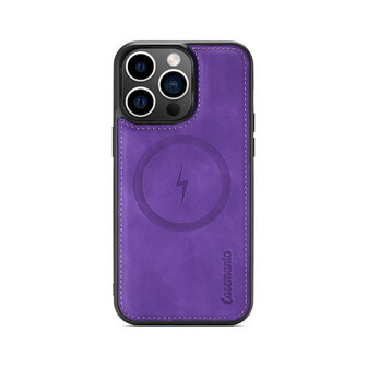 iPhone 15 Pro Deep Purple - 2 in 1 MagSafe Book Case