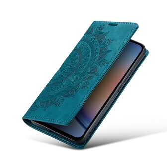 Samsung S24 Plus Emerald Green - Mandala Book Case