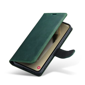 Samsung S24 Plus Emerald Green - Leather Book Case