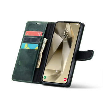 Samsung S24 Plus Emerald Green - Leather Book Case