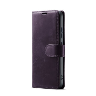 Samsung S24 Plus Deep Purple - Leather Book Case