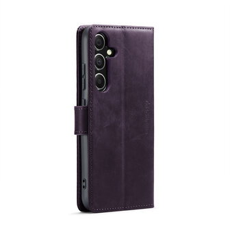 Samsung S24 Plus Deep Purple - Leather Book Case