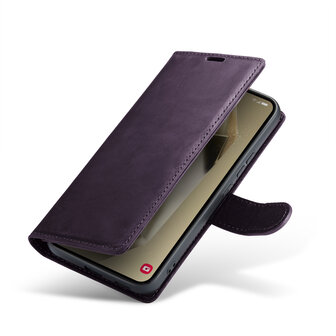 Samsung S24 Plus Deep Purple - Leather Book Case