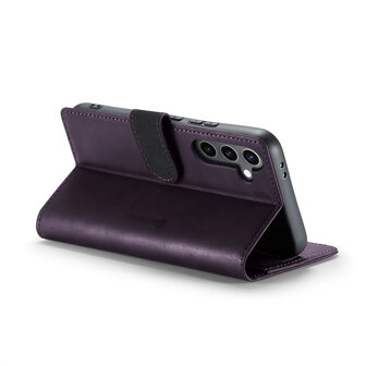 Samsung S24 Plus Deep Purple - Leather Book Case