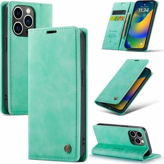 iPhone 14 Pro Max Tropical Mint - Book Case