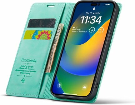 iPhone 14 Pro Max Tropical Mint - Book Case