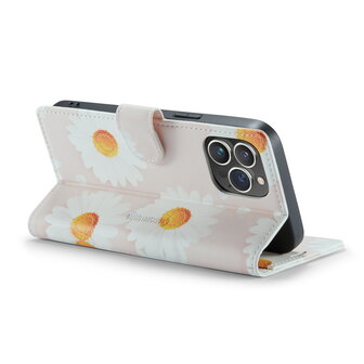 iPhone 14 Pro Max met Daisy Print - Book Case