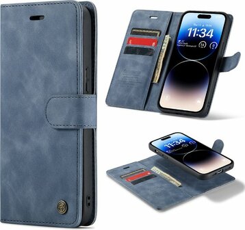 iPhone 14 Pro Max Shadow Gray - 2 in 1 Book Case