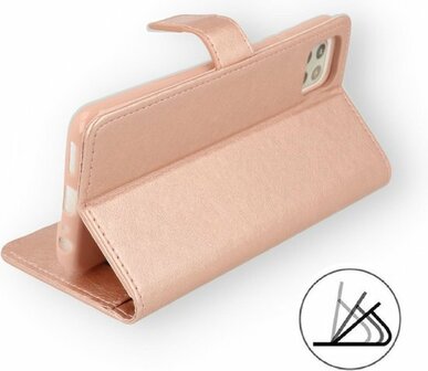 iPhone 13 Mini - Book Case - Rosegoud