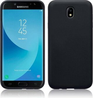 Samsung J5 2017 - Siliconen Back Cover - Zwart