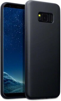 Samsung S8 Plus - Siliconen Back Cover - Zwart