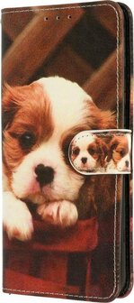 S21 FE - Book Case - Puppy &amp;amp; Glas