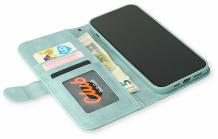 iPhone 14 Pro Max Aqua Blue - HQ Rits Book Case