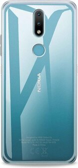 Nokia 2.4 - Back Cover &amp;amp; Glas - Transparant