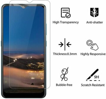 Nokia 2.4 - Back Cover &amp;amp; Glas - Transparant