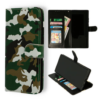 Samsung A10 - Book Case - Camouflage